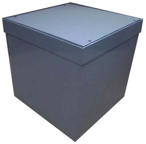 12x12 sheet metal box|12x12x12 box with lid.